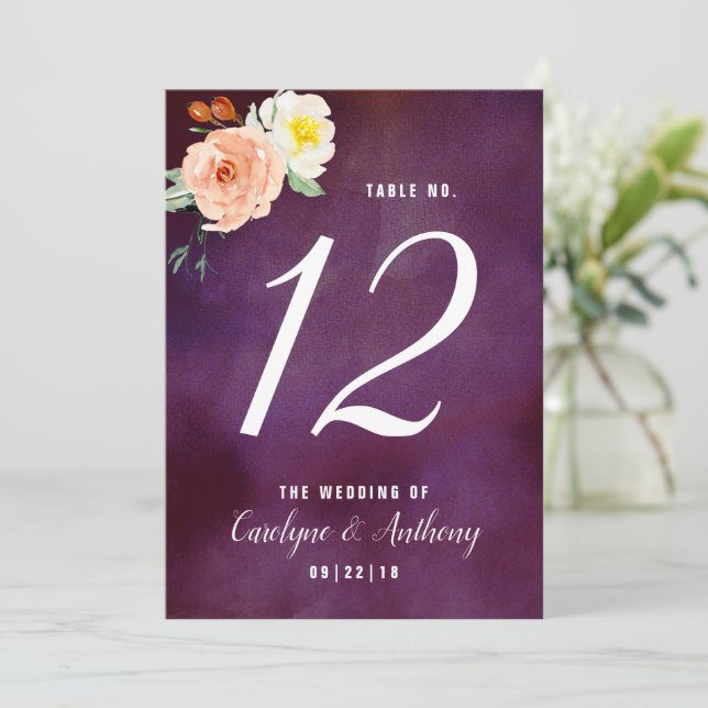 Invitation La Collection Mariage Romance In Bloom (Debout devant)