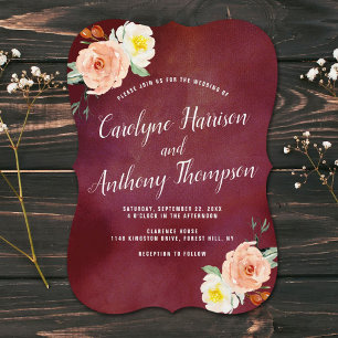 Invitation La Collection Mariage Romance In Bloom
