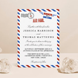 Invitation La collection moderne de Mariages Airmail