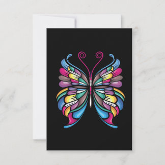 Invitation la conception papillon