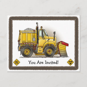 Invitation La construction de chasse-neige badine