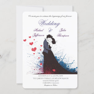 Invitation La Dolce Vita Inspiration française Classique 1940