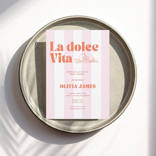 Invitation La dolce vita nuptiale (Créateur téléchargé)
