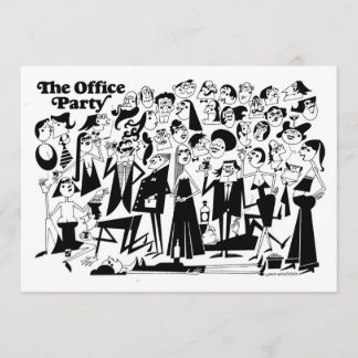 Invitation La fête au bureau