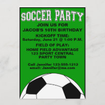 La fête d'anniversaire du football badine
