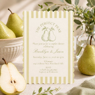 Invitation La Fête de Fiançailles des Couples de la Poire Par