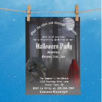 La fête d'Halloween de Chaperon rouge loup-garou e