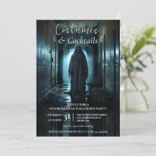 Invitation La fête d'Halloween Déplaisante à l'étranger