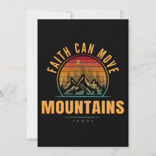 Invitation La foi peut déplacer des montagnes