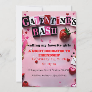 Invitation La Galentine's Day du Livre Brûlant