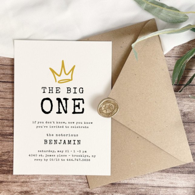 Invitation LA GRANDE | Fête notoire du 1er anniversaire des a (Créateur téléchargé)