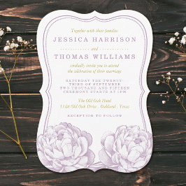 Invitation La jolie collection de Mariages floraux Peony