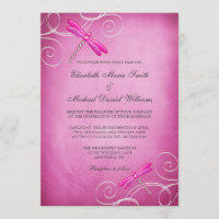 La libellule rose tourbillonne mariage