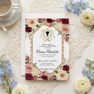 Invitation La mariée de la saison Regency Bridal Shower