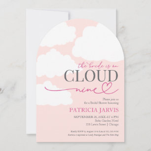 Invitation La mariée est sur un nuage Bridal Shower