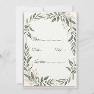 Invitation La Moment Avant Mariage Romantique Éternel Proposi