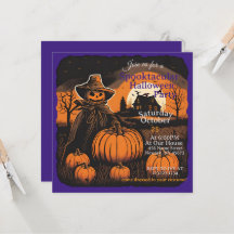 La montre de l'épouvantail d'Halloween
