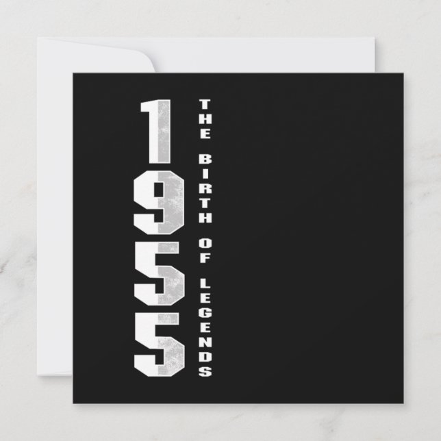 Invitation La naissance des légendes 1955 65 e anniversaire C (Devant)