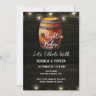 Invitation La Nuit Avant Le Dîner De La Répétition Décontract
