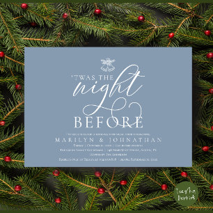 Invitation La Nuit Avant les Cloches de Mariage au Gui