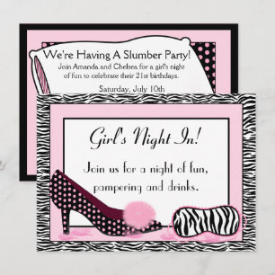 Invitation La nuit de la fille en partie de PJ