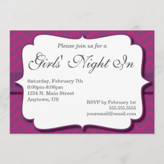 Invitation La Nuit des filles à l'invitation