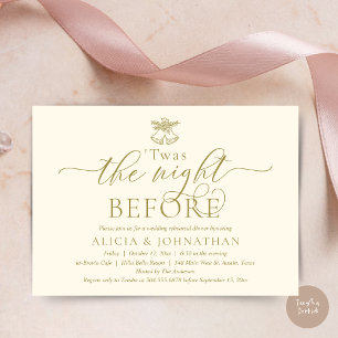 Invitation La Nuit Précédente, Ce Dîner De Répétition Mariage