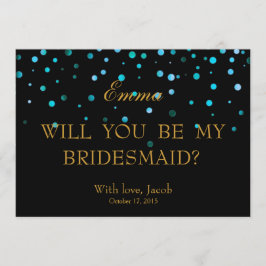 Invitation La Parties scintillant Bleue Sera-T-Elle Mon Invit