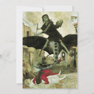 Invitation La peste d'Arnold Bocklin, Parti d'Halloween