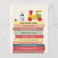 La pile de livres apporte un Baby shower de livre