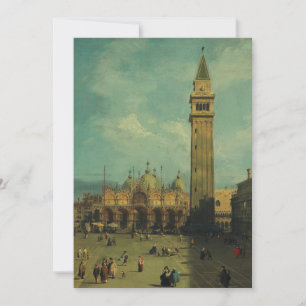 Invitation La Place Saint-Marc par Canaletto