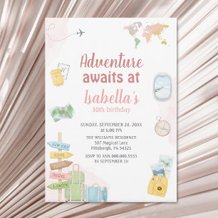 Invitation La plus grande aventure attend les voyageurs