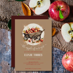 Invitation La Pomme De Notre Baby shower Oeil