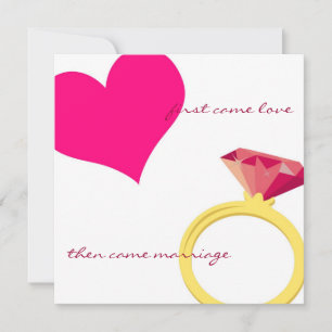 Invitation LA PREMIÈRE EST ARRIVÉE À L'Invitation À L'AMOUR-r