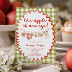 Invitation La Prunelle De Nos Yeux Baby Shower Fantaisiste D'