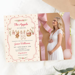 Invitation La prunelle de nos yeux Baby Shower Photo sur une