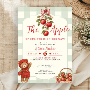 Invitation La prunelle de nos yeux fête de bébé de genre neut