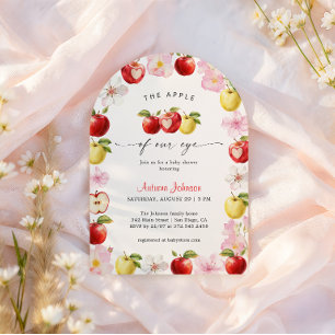 Invitation La Prunelle De Nos Yeux Fête Prénatale Fleur De Po