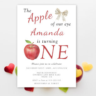 Invitation La prunelle de nos yeux Premier Anniversaire 