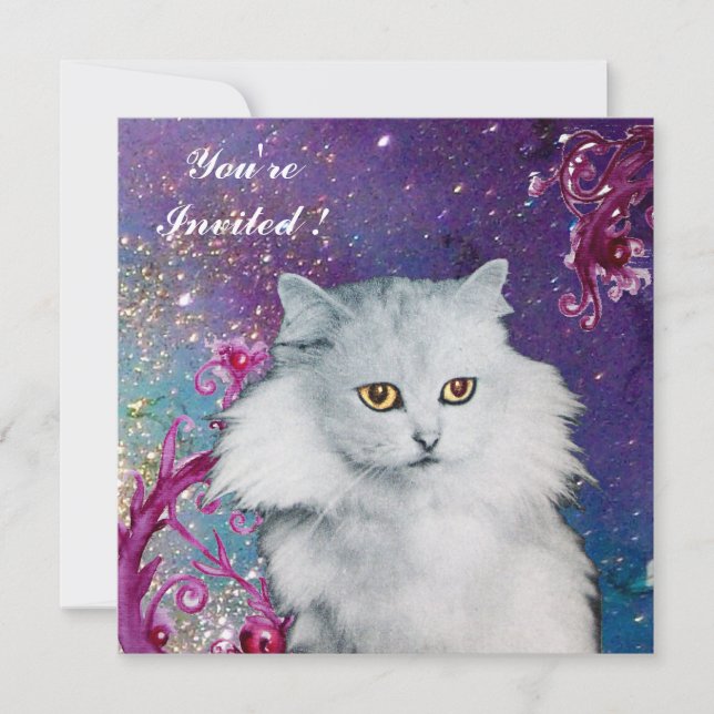 INVITATION LA REINE DES CHATS BLANCS (Devant)