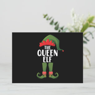 Invitation La Reine Elfique Noël en Famille Correspondant pou