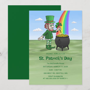 Invitation La Saint-Patrick des Leprechauns
