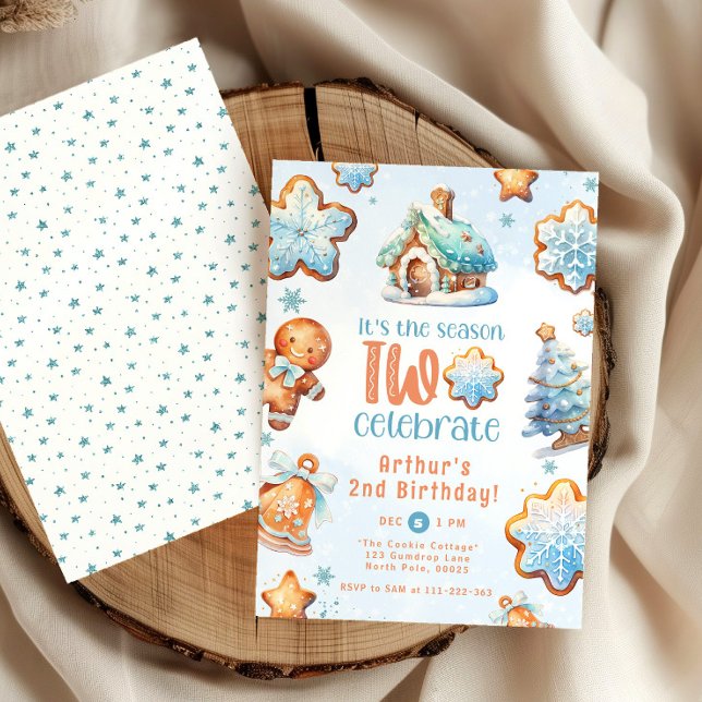 Invitation La saison DEUX célébrer Blue boy 2e anniversaire (Créateur téléchargé)