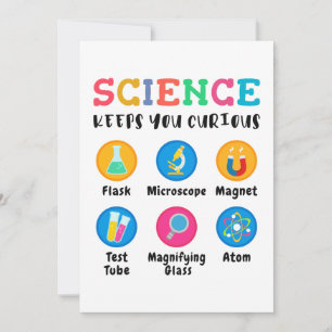 Invitation La science vous garde curieux