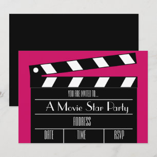 Invitation La star de cinéma Hollywood habillent la partie