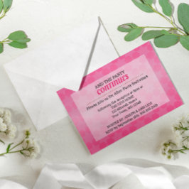 Invitation La star de David Pink Ombre Bat mitzvah après la f