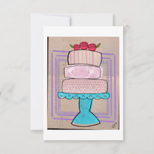 Invitation La Tour Pastel Motif
