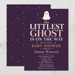 Invitation La toute petite fête d'Halloween pour bébé