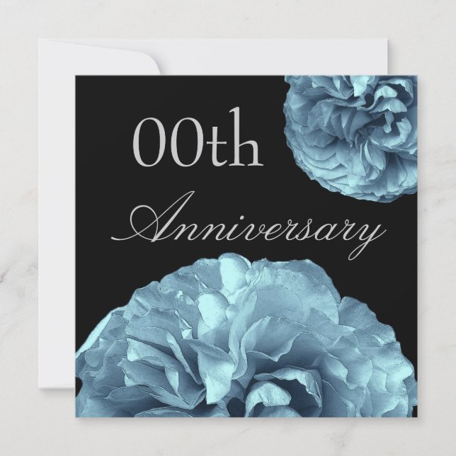 Invitation La TURQUOISE faite sur commande d'invitation (Devant)
