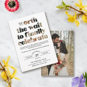 Invitation La typographie vaut la fête de la séquence d'atten